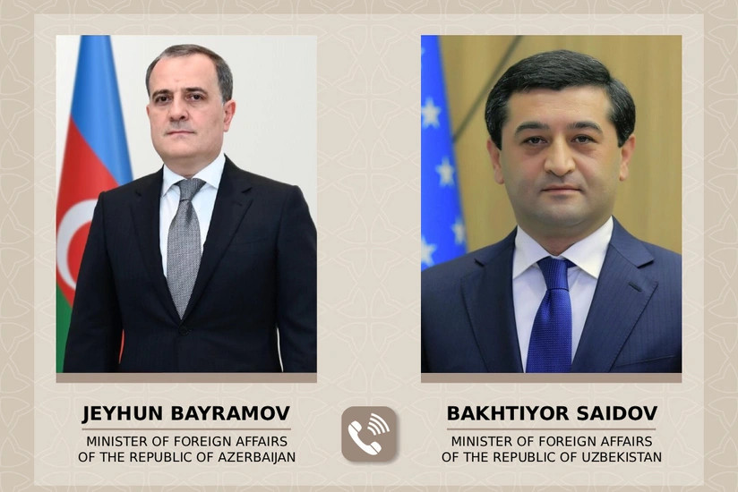 Ceyhun Bayramov özbəkistanlı həmkarı ilə regional məsələləri müzakirə edib-