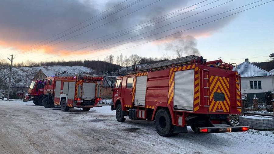 Ukraynada qaz magistralında yanğın baş verib