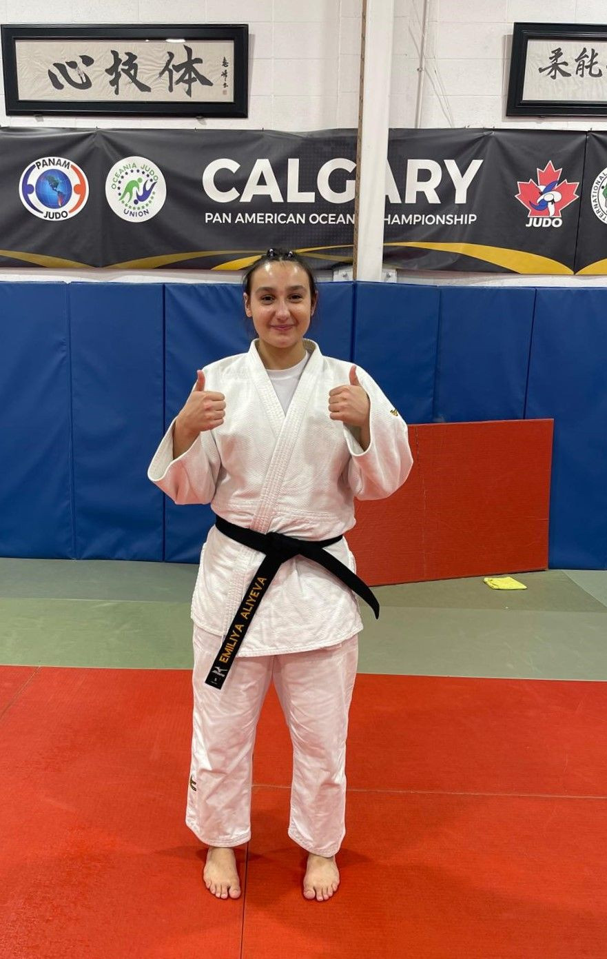 Soydaşımız Kanadada cüdo üzrə qara kəmər qazanıb