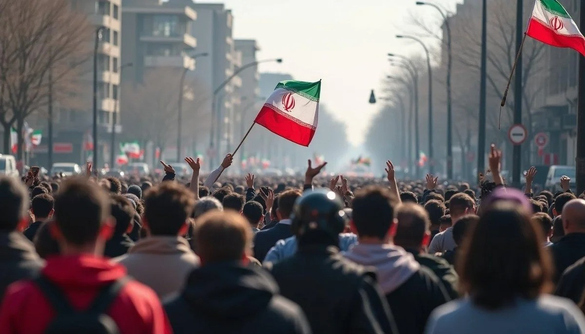 İranda polis etirazçıların “Xameneiyə ölüm” şüarlarını alqışladı