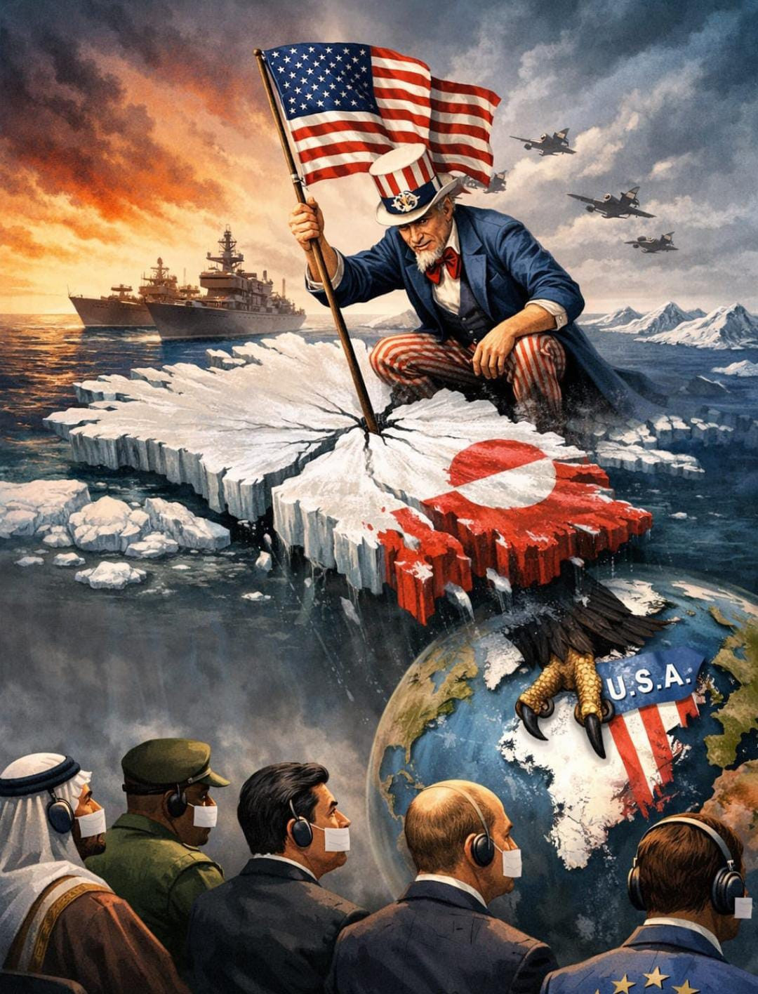 ABŞ-nin Qrenlandiya iddiası, dünya susur-