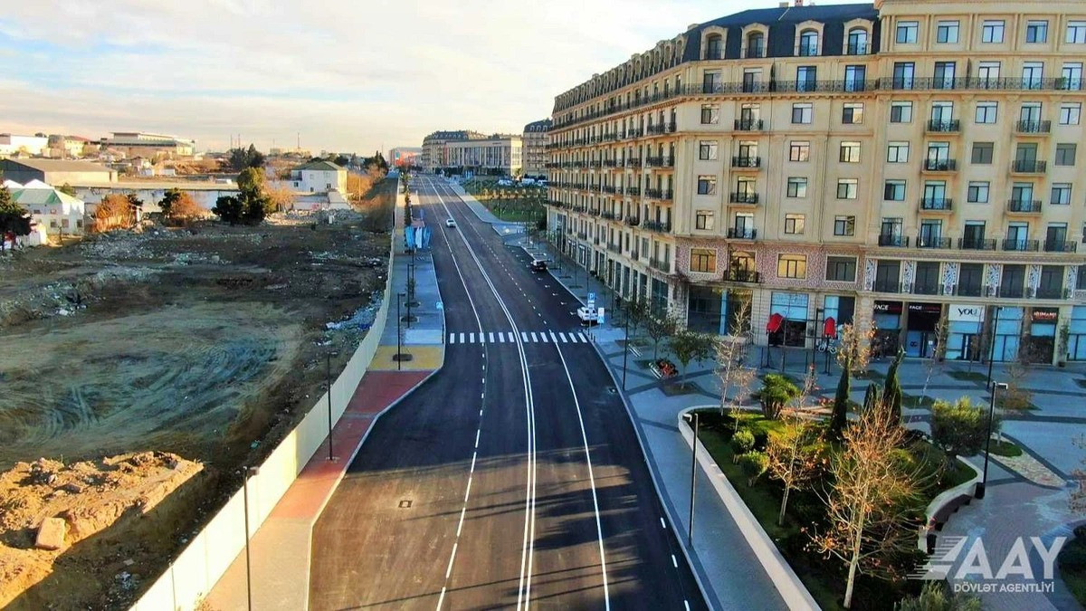 Paytaxtın bu küçəsində yenidənqurma işləri başa çatdı