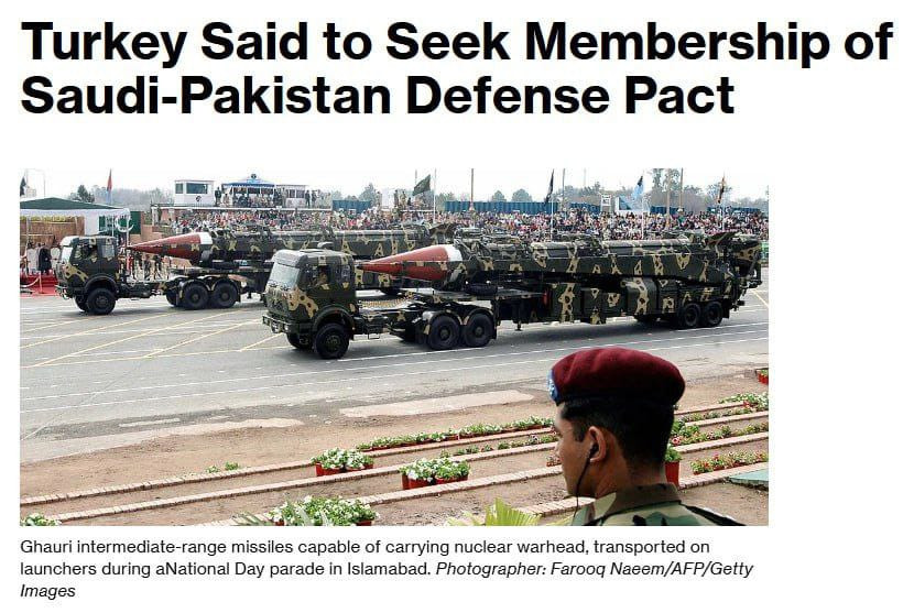 Türkiyə  müdafiə alyansına qoşulmaq üçün danışıqlar aparır