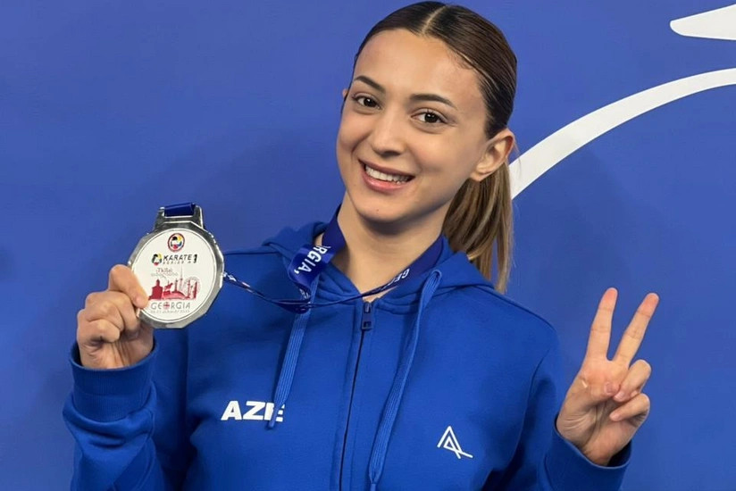 Azərbaycanın karateçisi Tbilisidə beynəlxalq turnirdə gümüş medal qazanıb