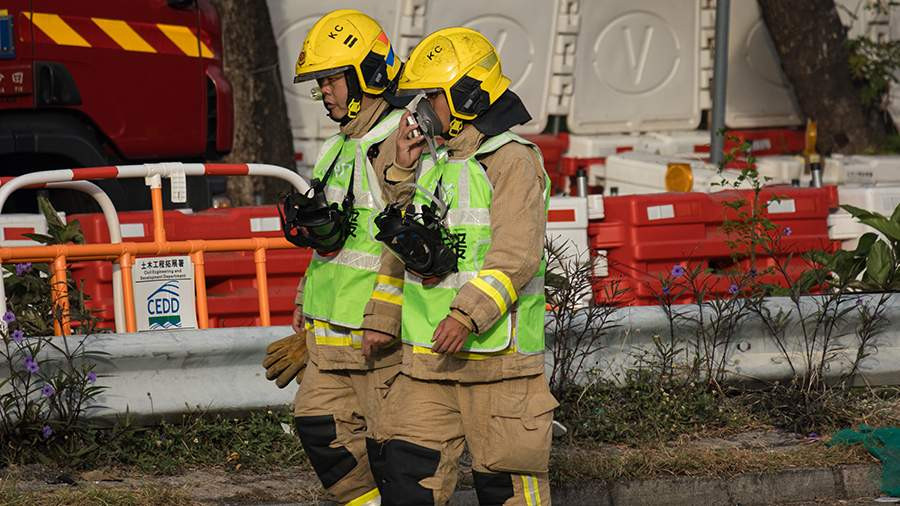 Honkonqda çoxmərtəbəli binada  yanğın baş verib