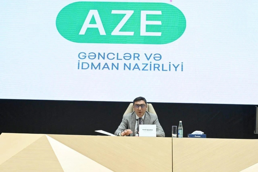 Fərid Qayıbov beynəlxalq yarışlarda yüksək nəticələr əldə etmiş idmançılarla görüşüb