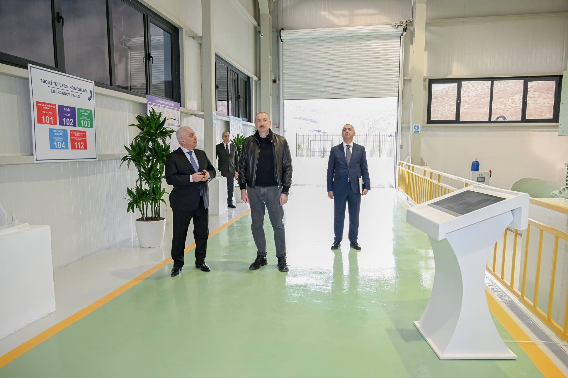 Prezident Ağdərədə "Qozlukörpü" Su Elektrik Stansiyasının açılışında iştirak edib -