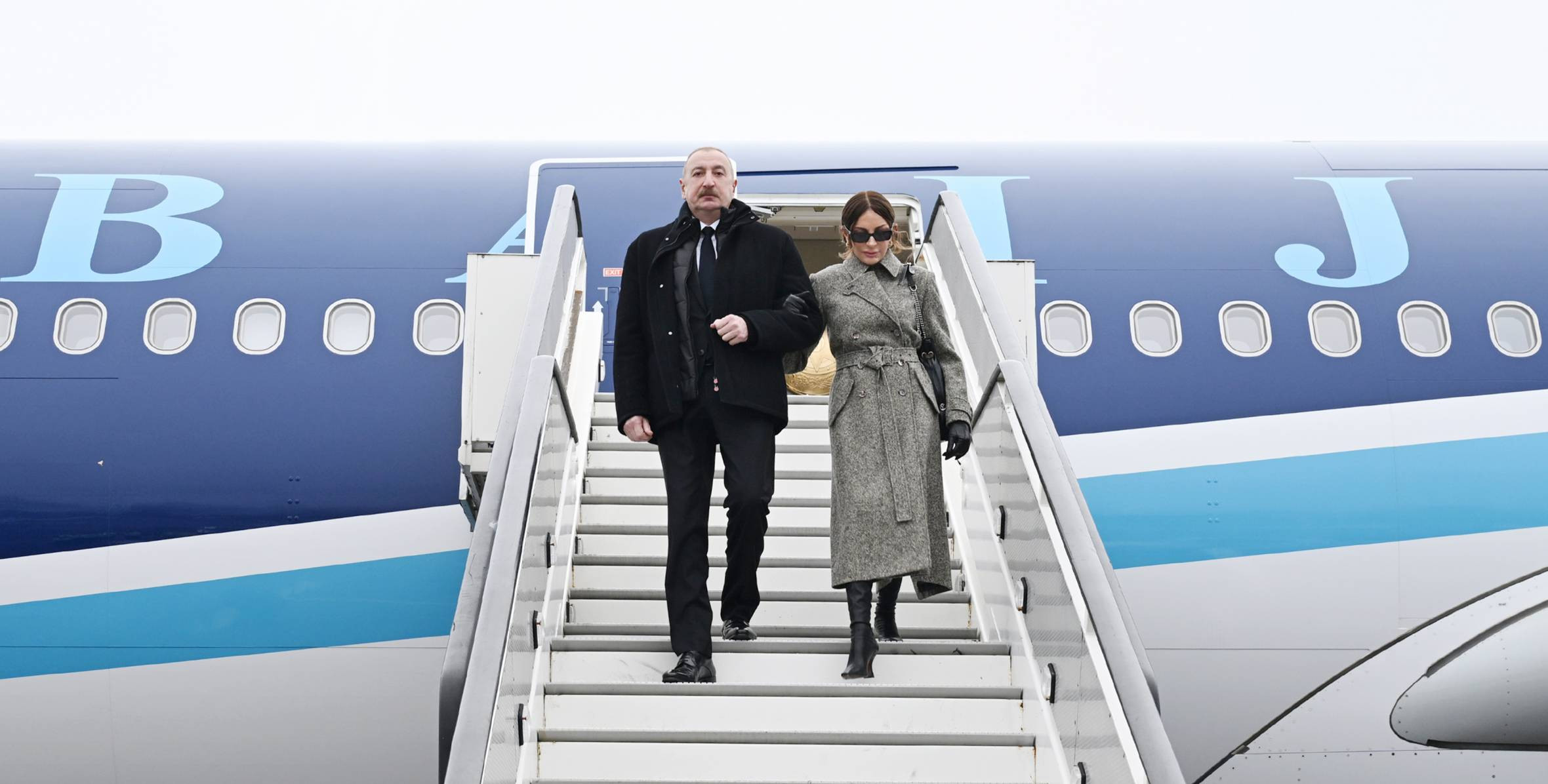 İlham Əliyev Davos Forumunda iştirak etmək üçün İsveçrəyə səfərə gəlib