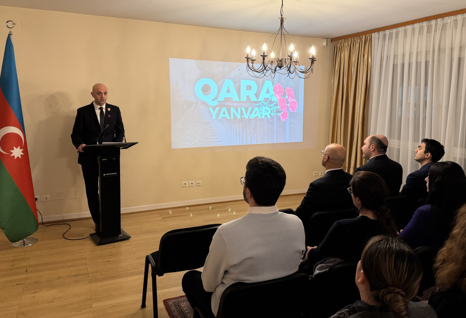 Qanlı Yanvar şəhidlərinin xatirəsi Strasburqda yad edilib