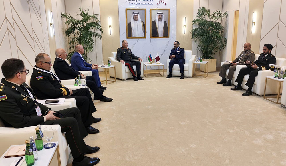 Azərbaycan–Qətər hərbi əməkdaşlığı müzakirə edilib