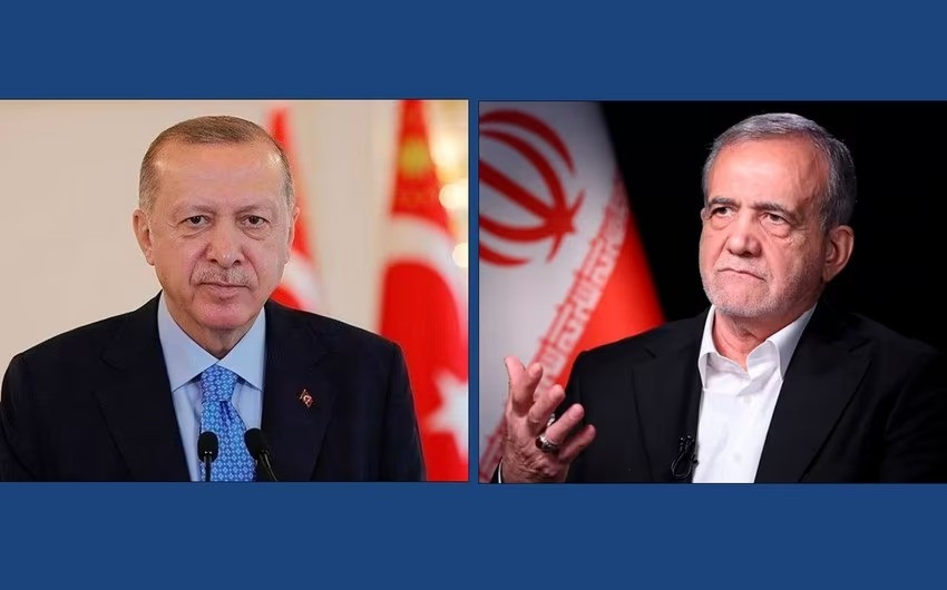 Ərdoğan Pezeşkianla danışdı:
