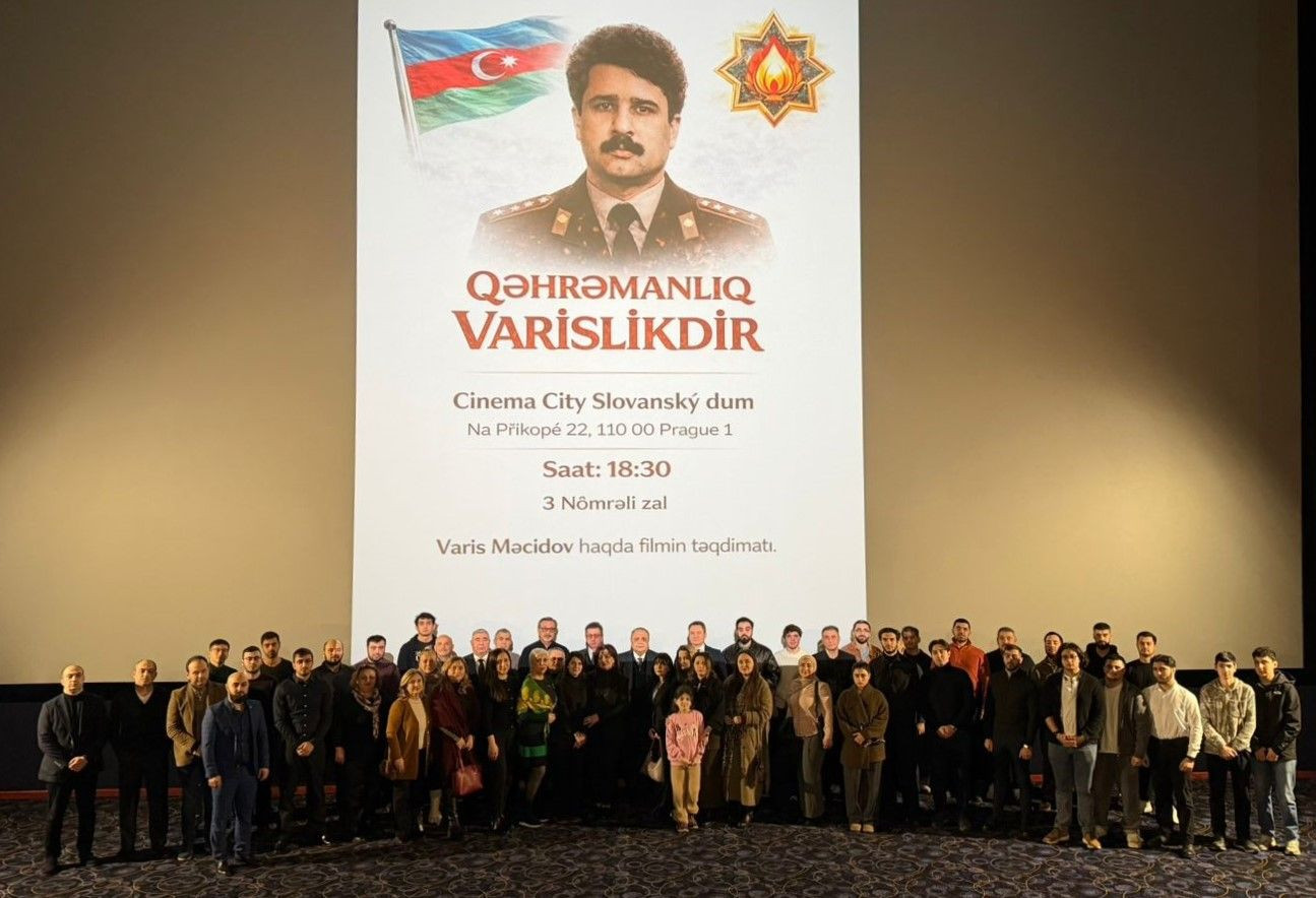 Praqada “Qəhrəmanlıq Varislikdir” filminin təqdimatı olub
