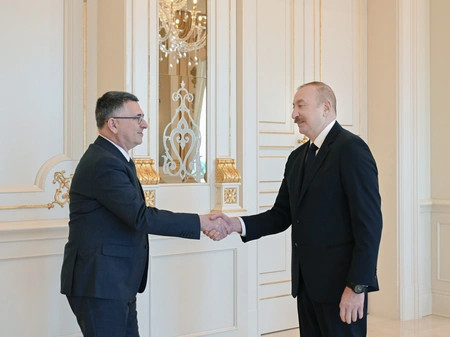 Prezident İlham Əliyev İsrailin XİN başçısını qəbul edib