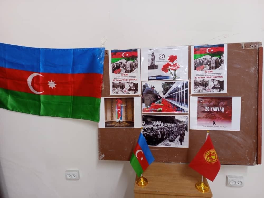 Qırğızıstandakı həftəsonu məktəblərində 20 Yanvar faciəsi anılıb