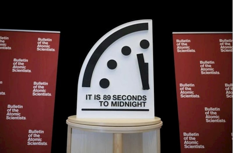 Qiyamət Saatı insanlığı tarixdə ən təhlükəli nöqtəyə yaxınlaşdırdı