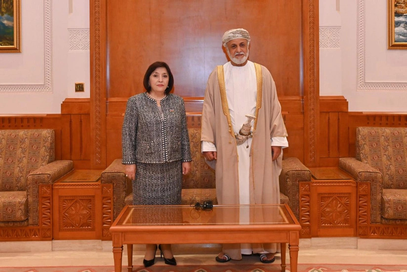 Milli Məclisin sədri Oman Sultanlığı Dövlət Şurasının sədri ilə görüşüb