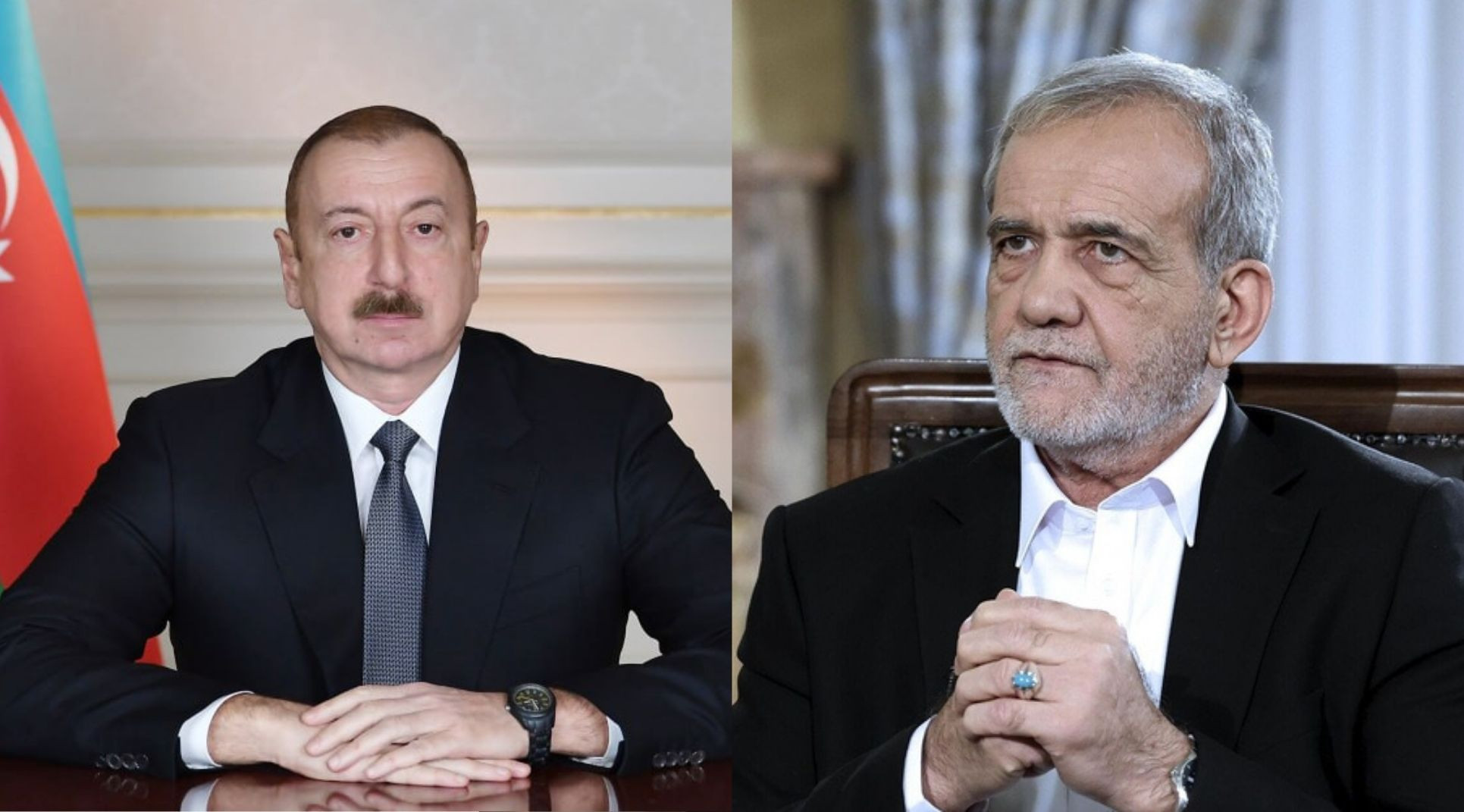 Prezident İlham Əliyev Məsud Pezeşkiana zəng edib