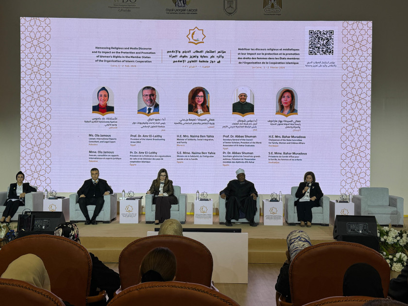 Qahirə konfransında qadın hüquqlarının qorunmasında Azərbaycan təcrübəsi barədə danışılıb