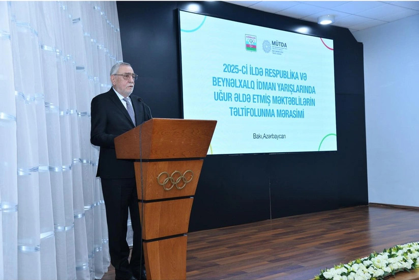 Milli Olimpiya Komitəsində təltifetmə mərasimi keçirilib