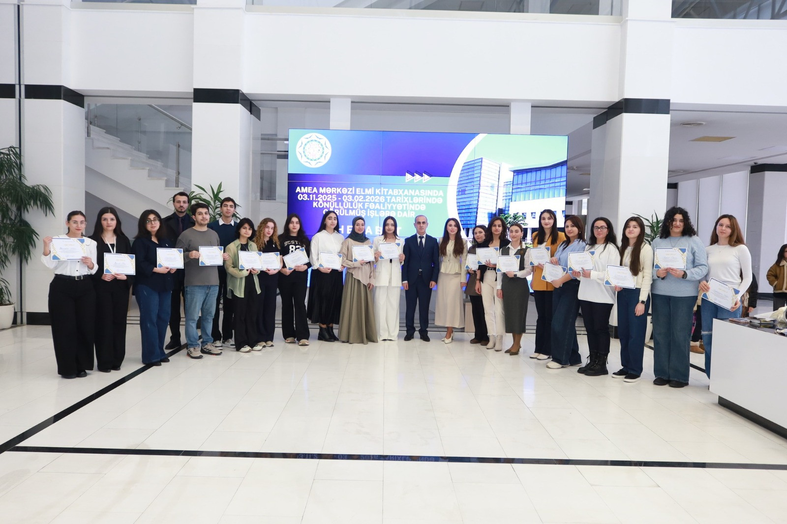 MEK-də növbəti könüllülük proqramı uğurla başa çatıb