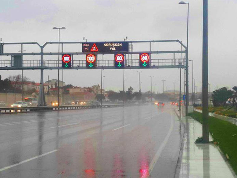 Bir sıra yollarda sürət həddi endirilib
