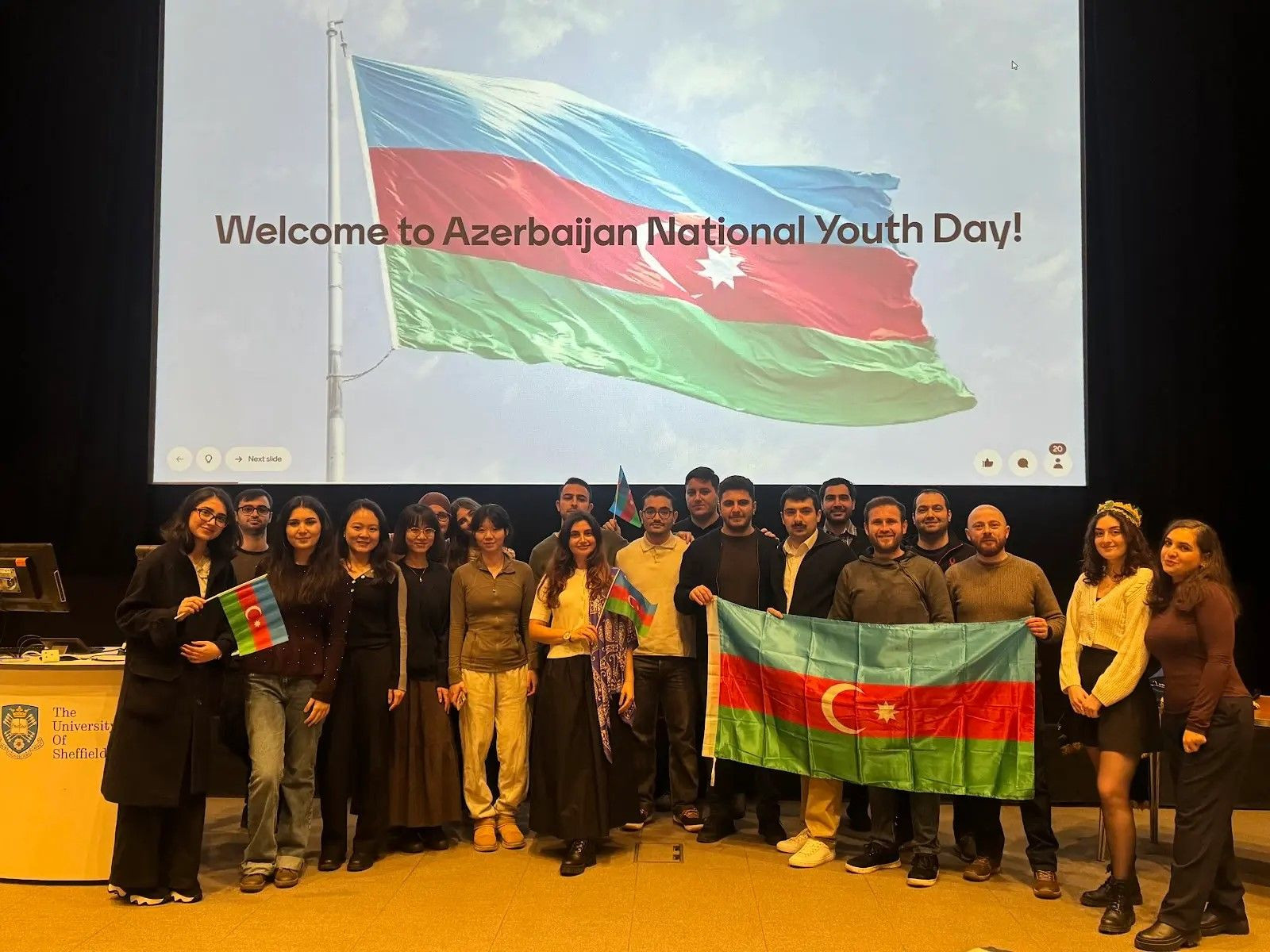 Şeffild Universitetində Azərbaycan Gəncləri Günü münasibətilə film nümayiş olunub