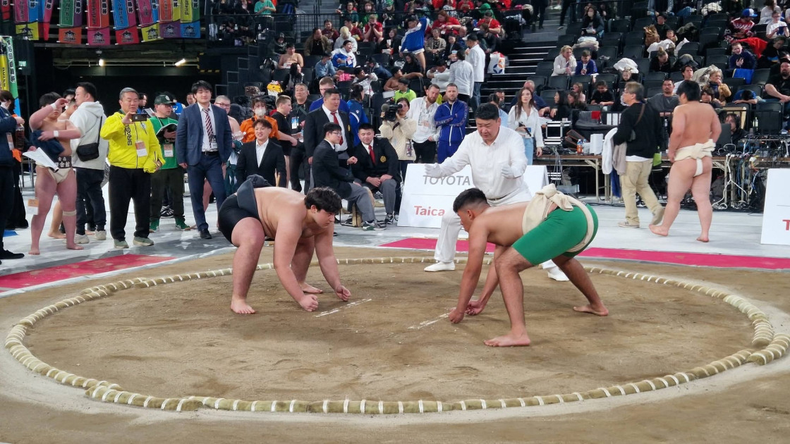 Azərbaycanlı sumo güləşçisindən bir ilk