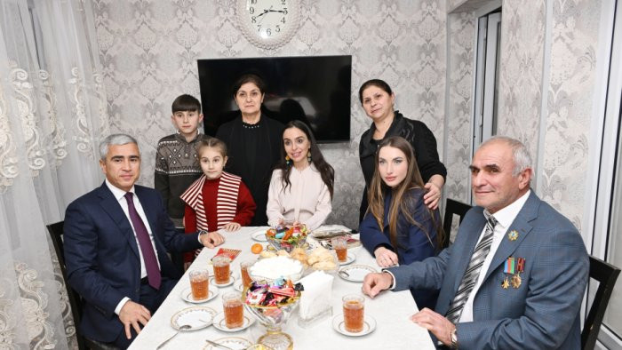 Natiq Qasımovun ailəsi Leyla Əliyeva və Alena Əliyevaya onları ziyarət etməsinə təşəkkür edib