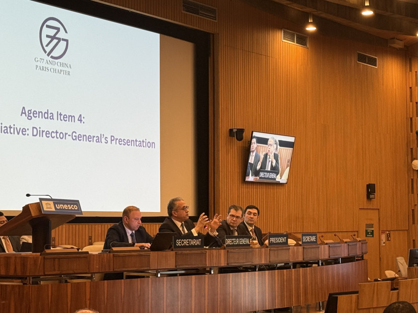 UNESCO-nun mənzil-qərargahında Azərbaycanın sədrliyi ilə G-77 və Çin Qrupunun plenar iclası keçirilib