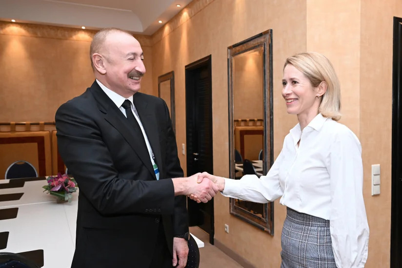 İlham Əliyev Münxendə Avropa İttifaqının xarici işlər və təhlükəsizlik siyasəti üzrə ali nümayəndəsi ilə görüşüb