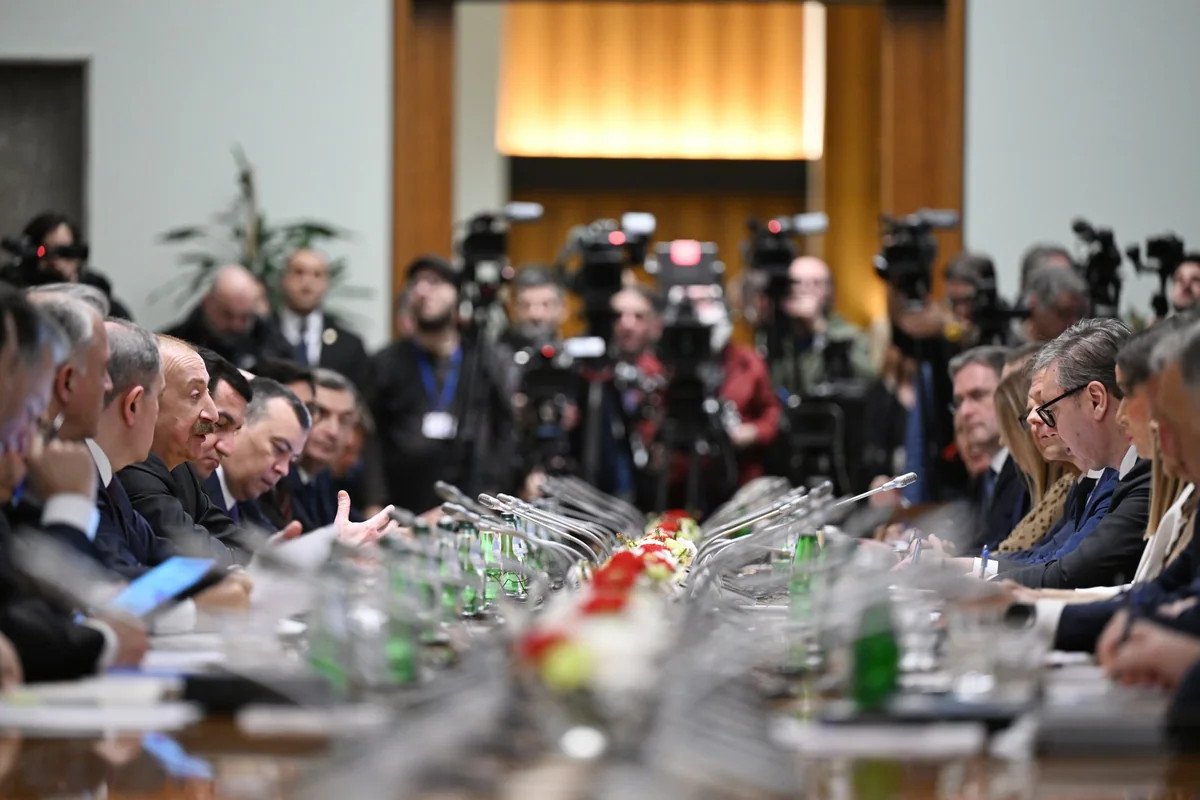 Azərbaycan-Serbiya Strateji Tərəfdaşlıq Şurasının 1-ci iclasının Qərar layihəsi imzalanıb