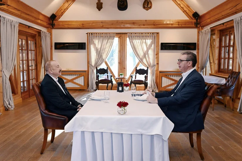 İlham Əliyev və Aleksandar Vuçiç qeyri-rəsmi səhər yeməyində iştirak ediblər