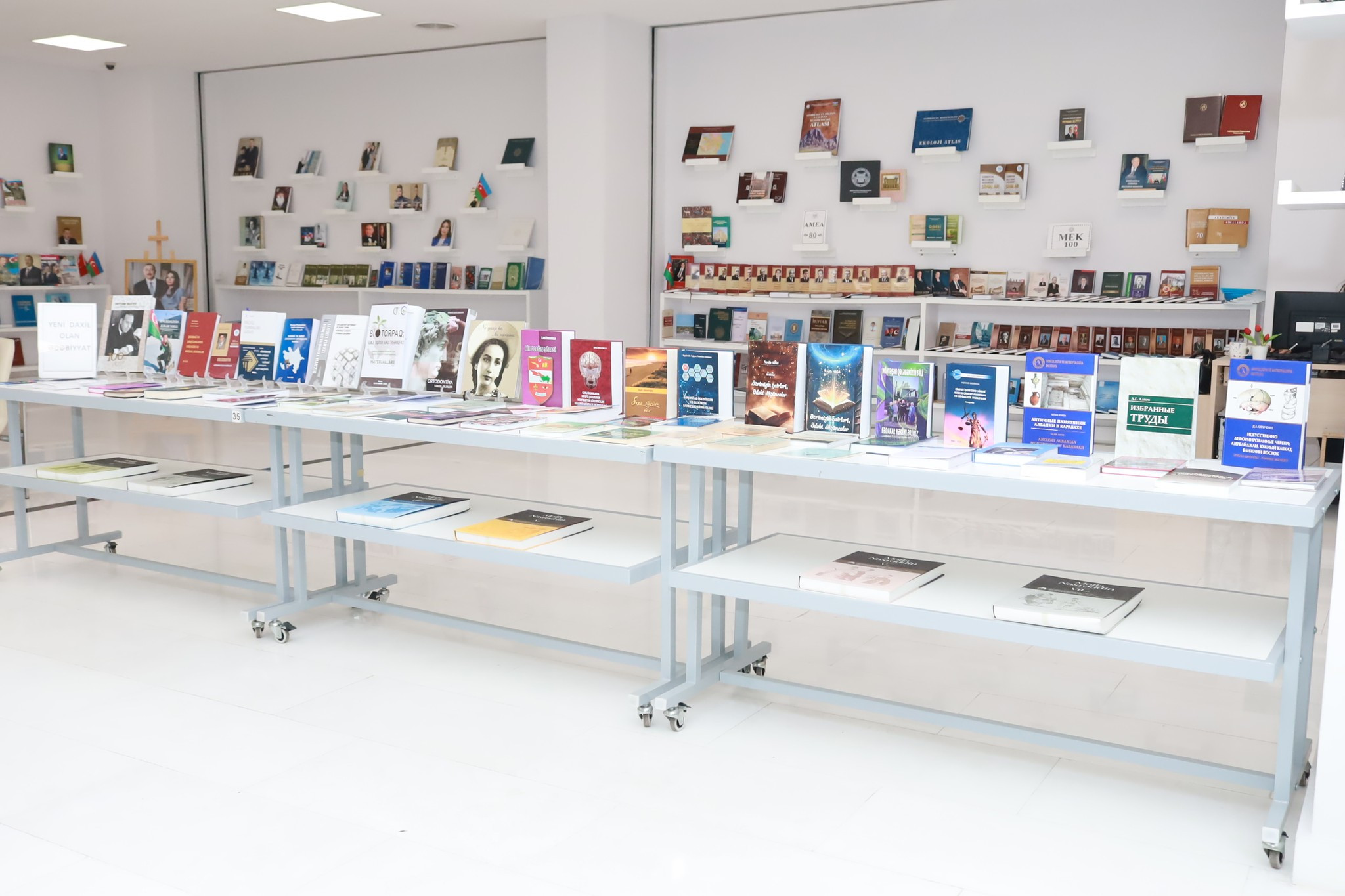 Mərkəzi Elmi Kitabxanaya yeni daxil olan ədəbiyyatın sərgisi keçirilir