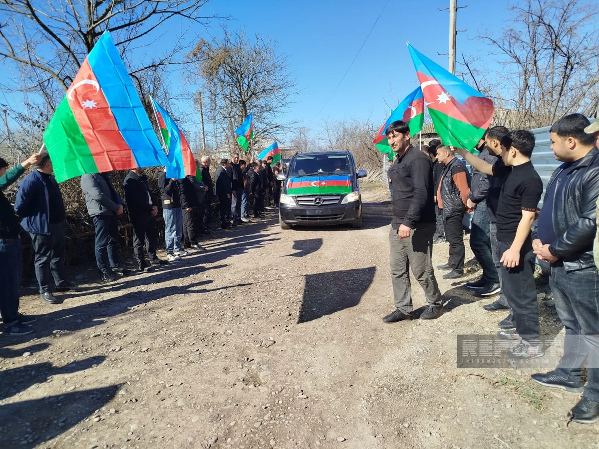 Bərdədə I Qarabağ müharibəsinin itkin-şəhidi Qılman Hacıyevlə vida mərasimi keçirilib