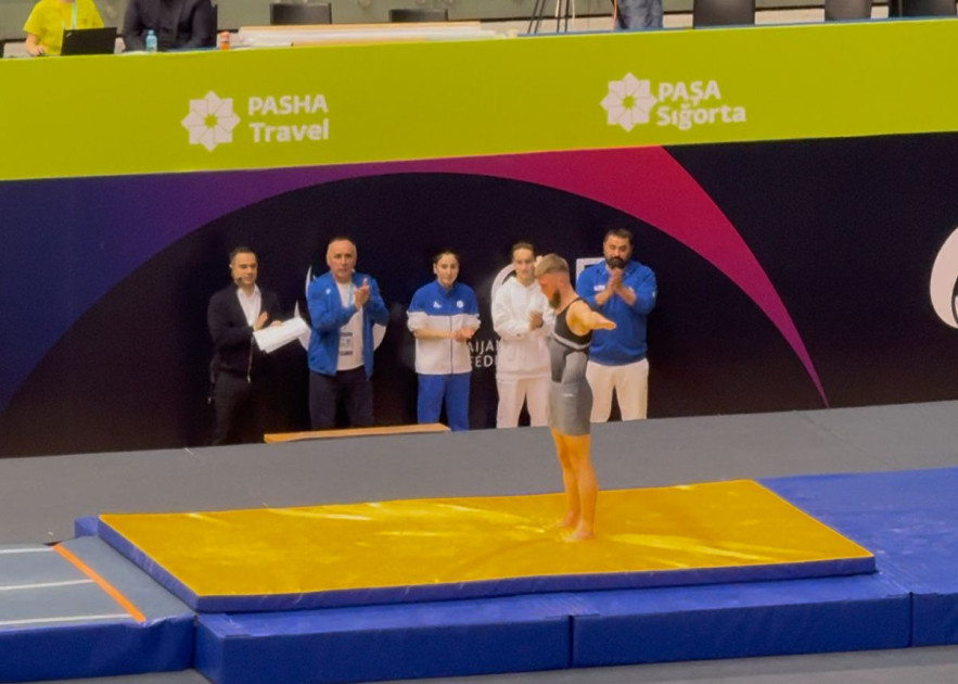 Azərbaycan gimnastları Dünya Kubokunda daha iki medal qazanıblar