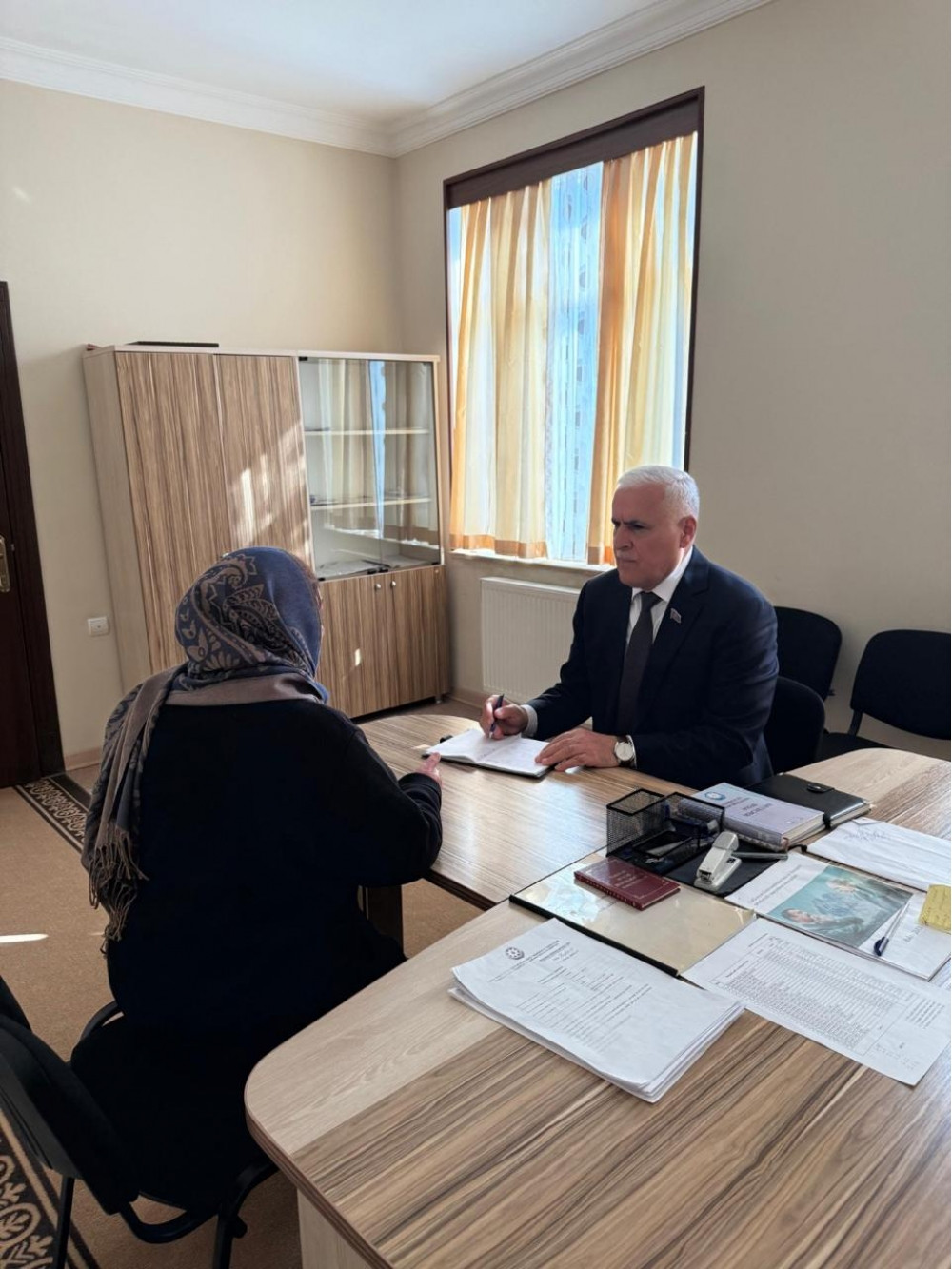 Milli Məclisin deputatı Vüqar Rəhimzadənin Culfada seçiciləri ilə növbəti görüşü olub