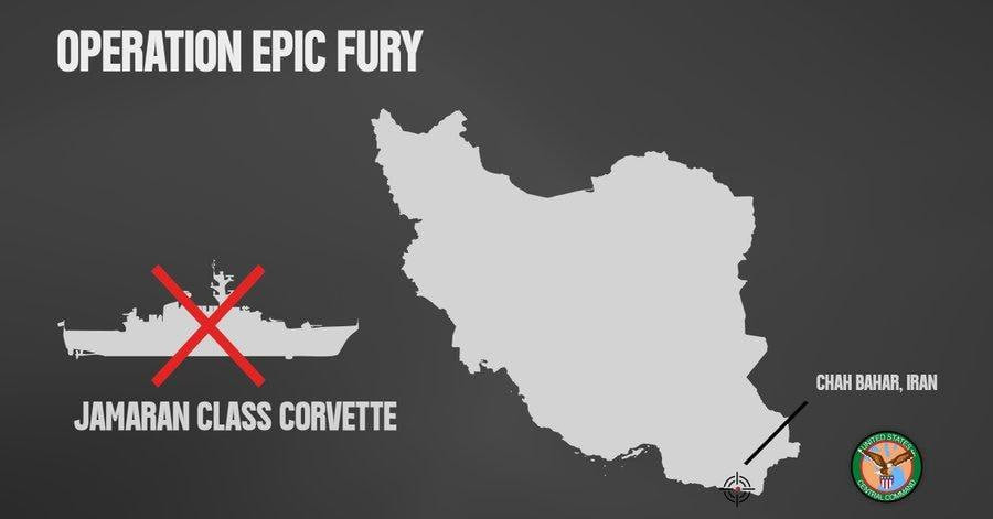 ABŞ Ordusu: Biz İran hərbi gəmisini batırdıq