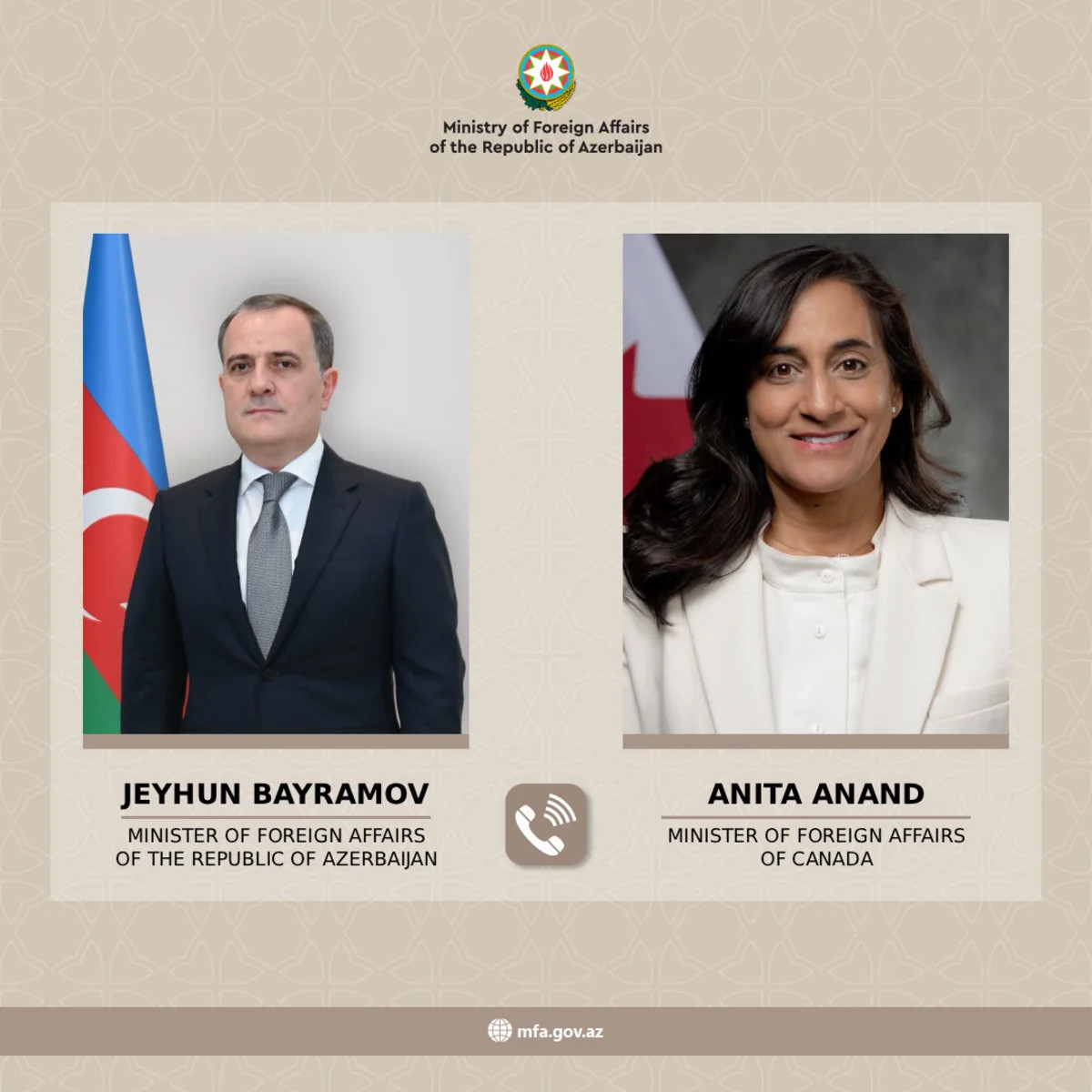 Kanada vətəndaşlarının Azərbaycan vasitəsilə İrandan təxliyəsi müzakirə edilib