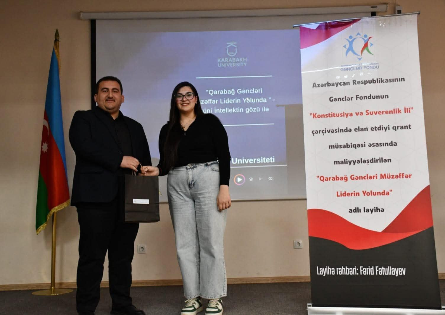 “Qarabağ Gəncləri – Müzəffər Liderin Yolunda” layihəsi uğurla icra edildi: Tələbələr süni intellekt əsərləri ilə sərgi açdı