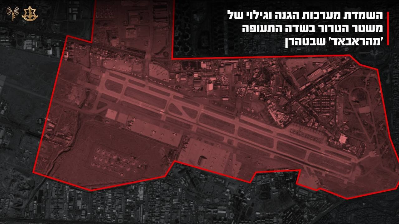 İsrail Hərbi Hava Qüvvələri Mehrabad hava limanındakı müdafiə sistemlərini məhv etdi