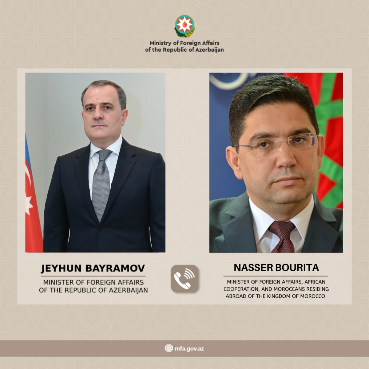 Mərakeşin XİN rəhbəri İranın Naxçıvana dron hücumunu pisləyib