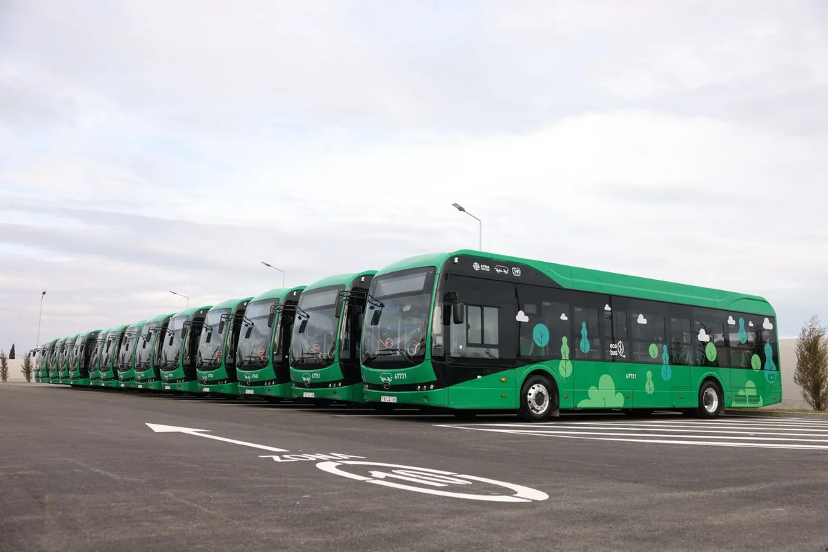 Yeni elektrik avtobusları istifadəyə verildi