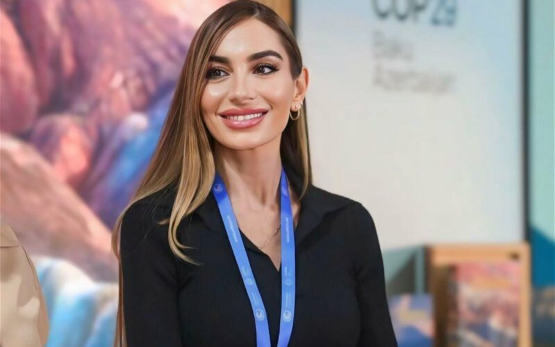 Arzu Əliyeva Bakı Ali Neft Məktəbində olub - FOTO