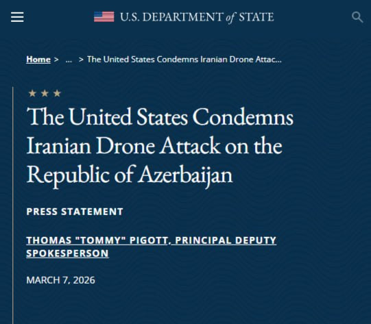 ABŞ Azərbaycanın yanındadır