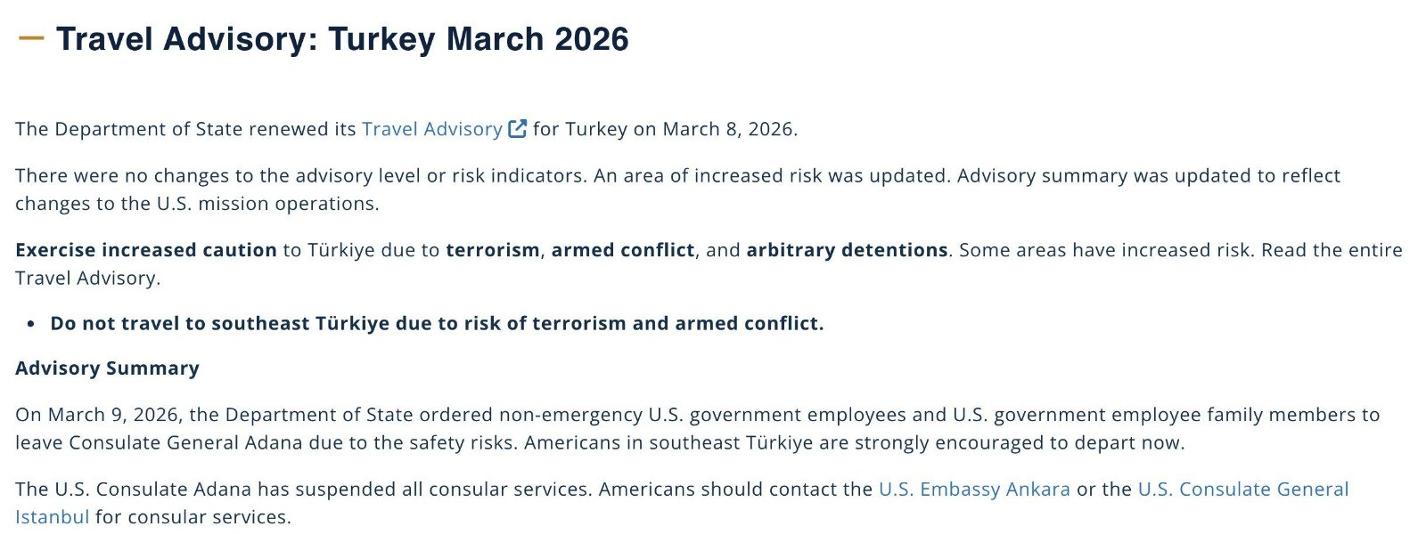Vaşinqtondan təhlükəsizlik qərarı: