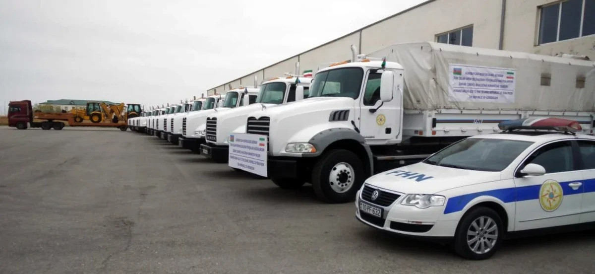 Azərbaycan Prezidentinin tapşırığına əsasən İrana humanitar yardım yola salınıb