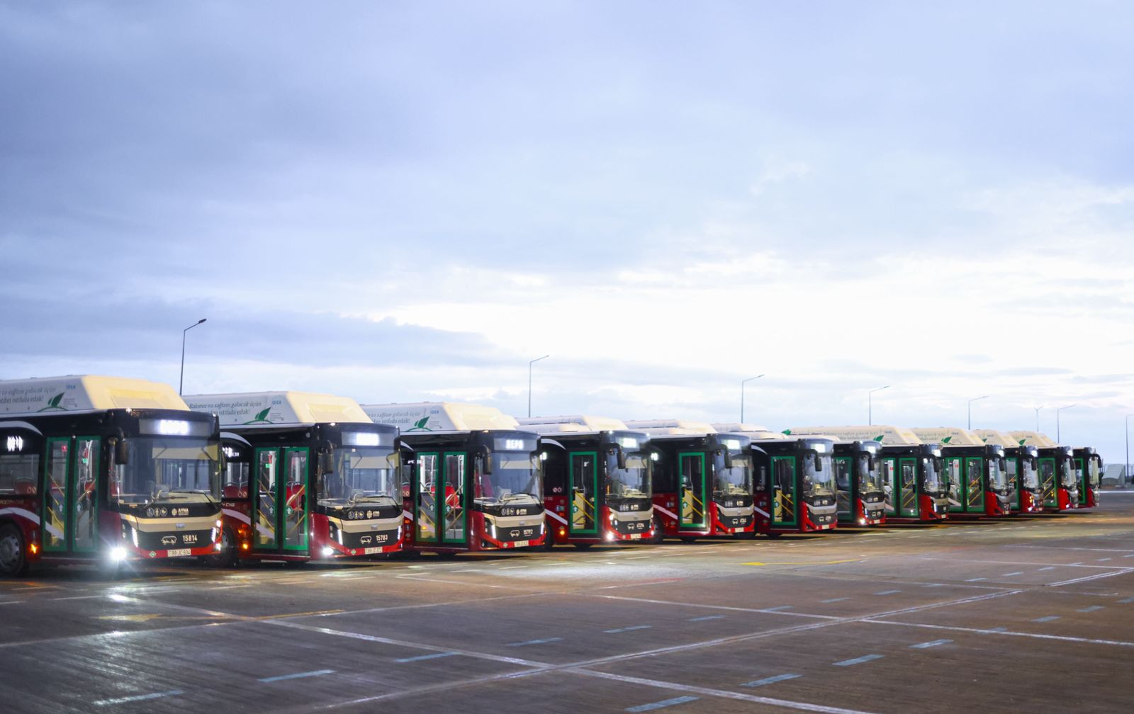 Paytaxtın bu ərazisində avtobuslar yenilənib