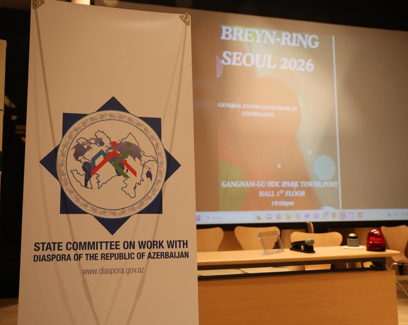 Koreyadakı azərbaycanlı gənclər arasında intellektual yarış keçirilib