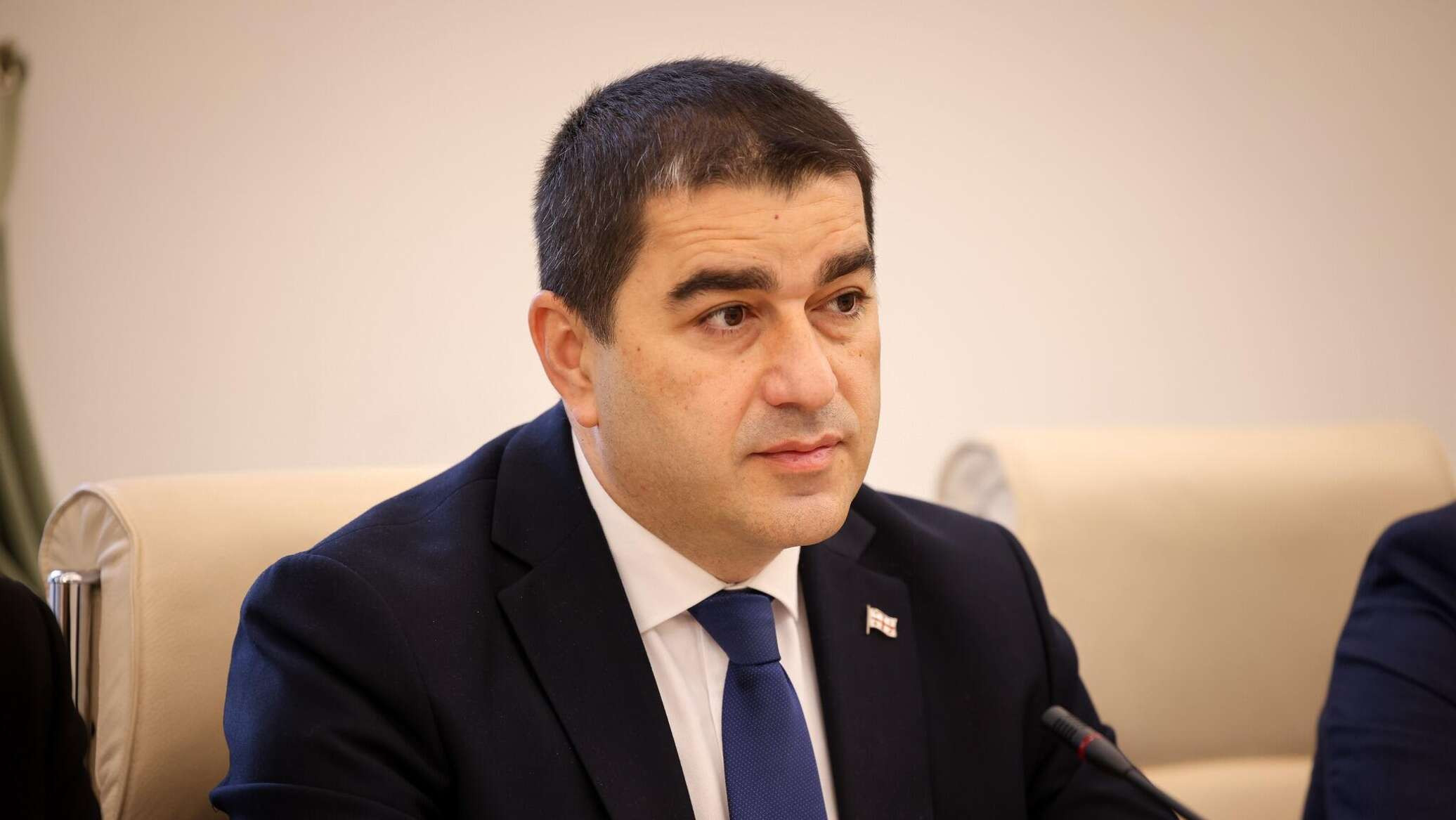 Gürcüstan parlamentinin spikeri Brüsseldə münasibətlərin bərpasına çağırış edib