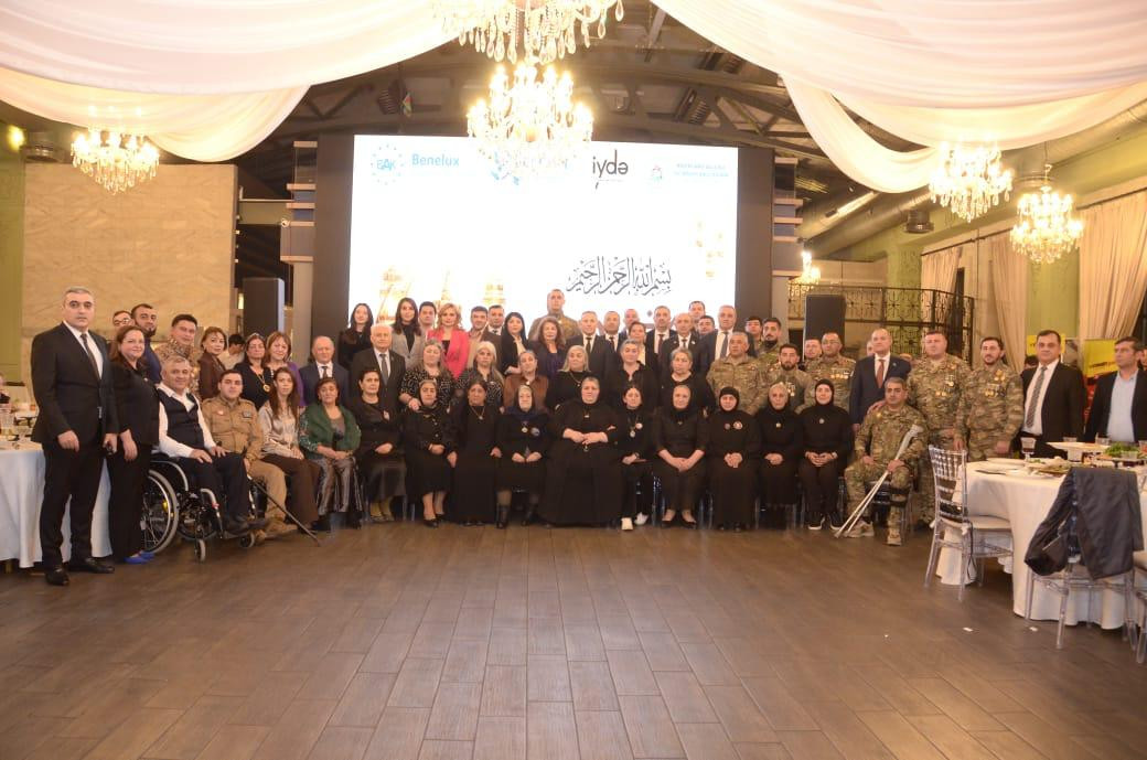 Şəhid ailələri və qazilər üçün iftar süfrəsi təşkil olundu